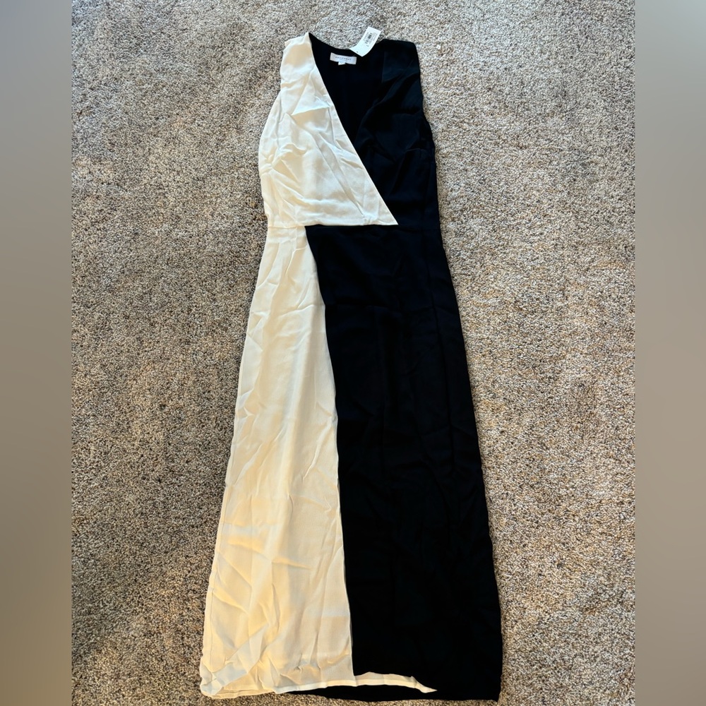 NWT Equipment Black and White Dress